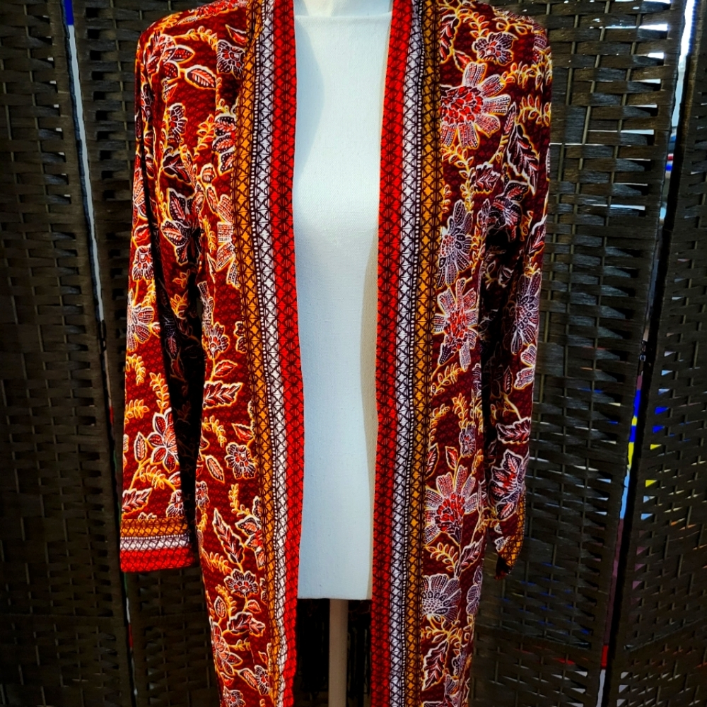 Jessica Simpson, Open Front Tunic, NWT, Multi Color, Small, P2P Approx 21" - Picture 1 of 7